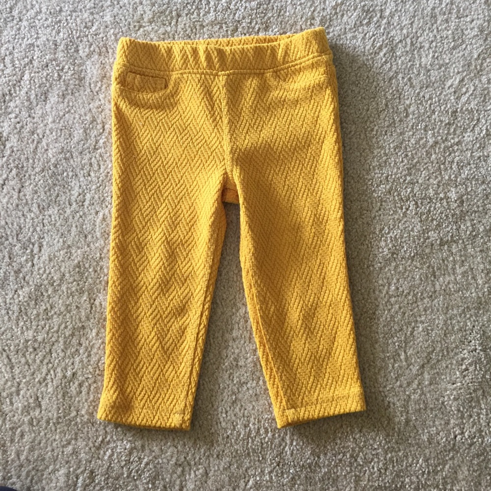 Genuine Kids treggings. Size 18m. Color mustard